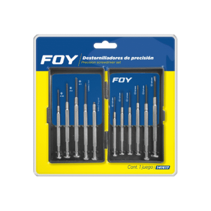 Jgo. desarmador p/joyero foy 11pzs 141617