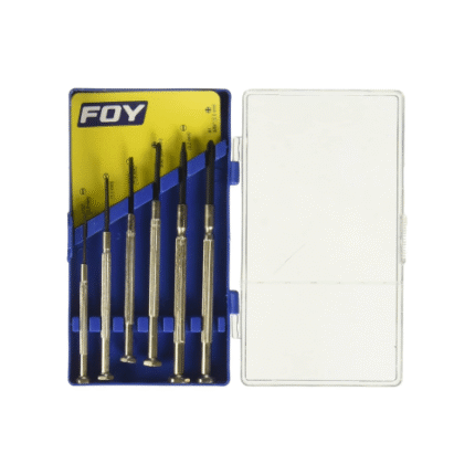 Jgo. desarmador p/joyero 6pzs foy 141616