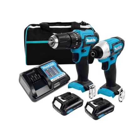 Kit de atornilladores inalámbricos makita clx228  12v