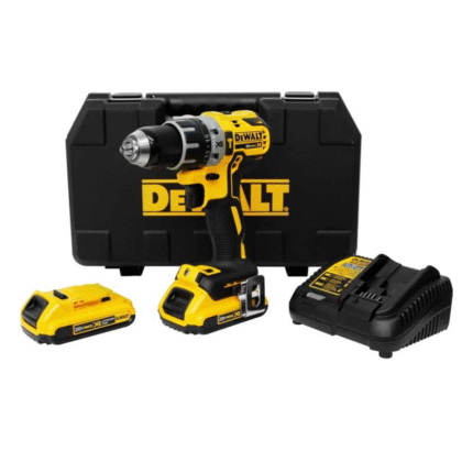 Kit de taladro percutor/atornillador 1/2" s/escobillas dewalt dcd796d2